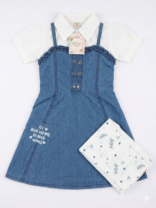 Little Diva Denim Dress