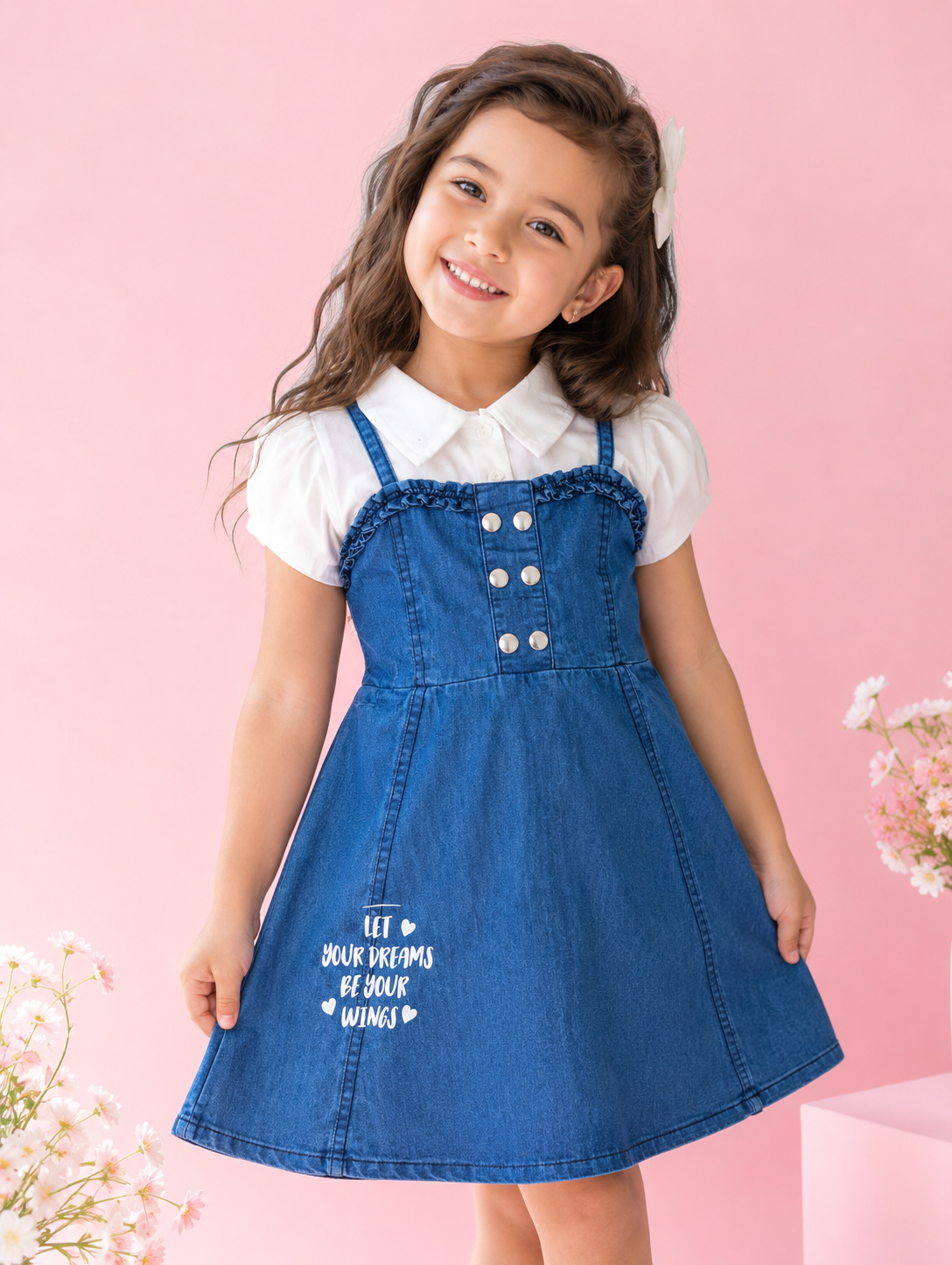 Little Diva Denim Dress