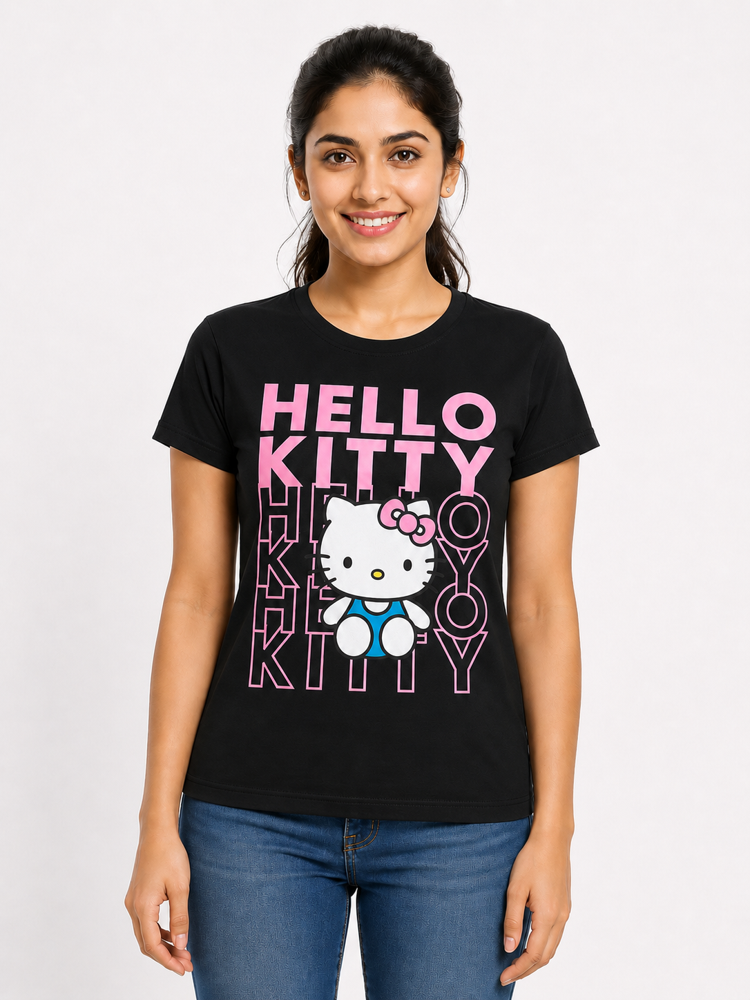 Hello Kitty Printed Women's T-Shirt | Soft & Casual