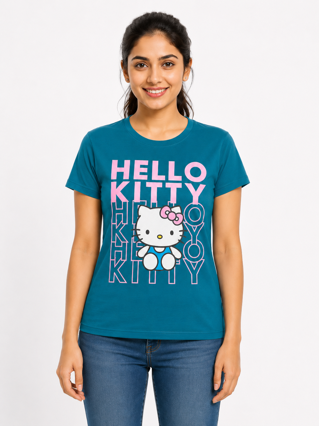 Hello Kitty Printed Women's T-Shirt | Soft & Casual