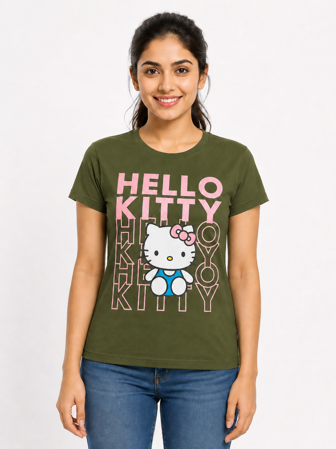 Hello Kitty Printed Women's T-Shirt | Soft & Casual