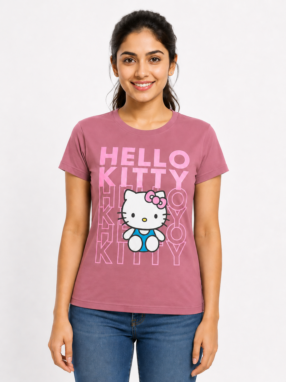 Hello Kitty Printed Women's T-Shirt | Soft & Casual
